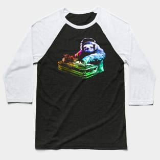 DJ Sloth Baseball T-Shirt